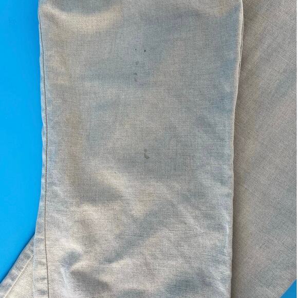 Y2K linen blend pleated Dockers beige pants 2000s vintage - Picture 6 of 6